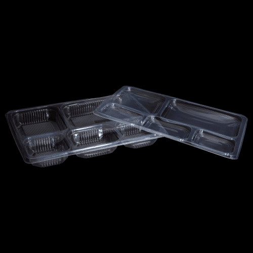 Plastic Tray CP-MEAL-TRAY-WITH-LID---PHome